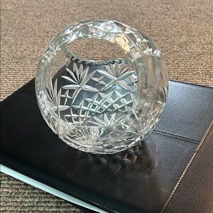 Crystal Cut Glass Bowl